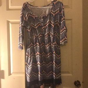 Beautiful chevron pattern dress